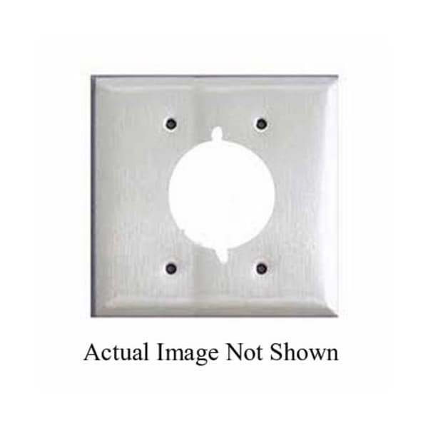 Mulberry Number of Gangs: 2 430 Stainless Steel, Satin Finish 97227 - main